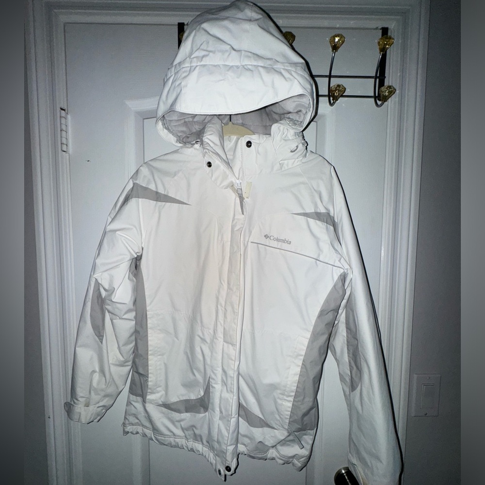Columbia Women's Bugaboo III Fleece Interchange Jacket White/Silver Size Small